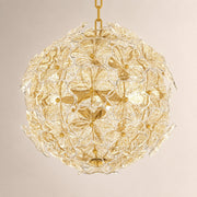 Bellavita Bloom Floral Glass Pendant Light 16“D