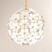 Bellavita Bloom Floral Glass Pendant Light 16“D