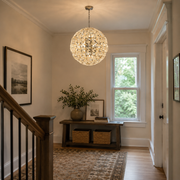 Bellavita Bloom Floral Glass Pendant Light 24“D