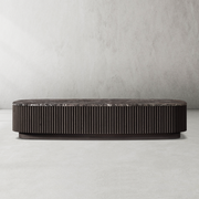 Mullhaven Oak Wood & Stone Coffee Table 48