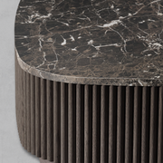 Mullhaven Oak Wood & Stone Coffee Table 48