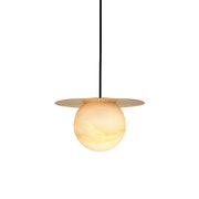 Alabaster Saturn Pendant Light — image 1