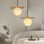 Alabaster Saturn Pendant Light — image 5