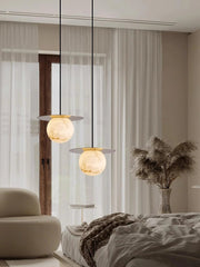 Alabaster Saturn Pendant Light — image 6