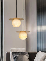 Alabaster Saturn Pendant Light — image 7