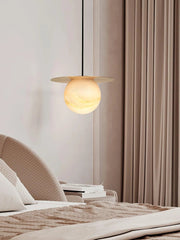 Alabaster Saturn Pendant Light — image 11