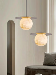 Alabaster Saturn Pendant Light — image 13