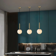 Round Bosso Alabaster Pendant Lamp — image 13