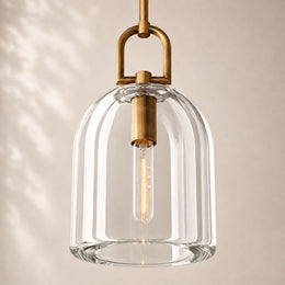 Verdane Crystal Cloche Pendant