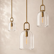 Verdane Crystal Cloche Pendant