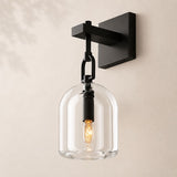 Verdane Crystal Cloche Sconce