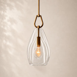 Verdane Crystal Flute Pendant Light