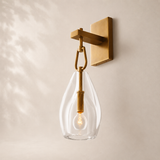 Verdane Crystal Flute Sconce