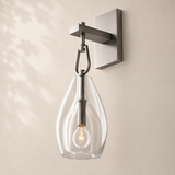 Verdane Crystal Flute Sconce
