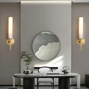 Brindisi Alabaster Candle Style Wall Lamp
