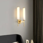 Brindisi Alabaster Candle Style Wall Lamp
