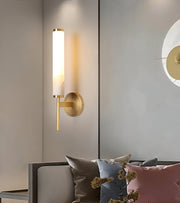 Brindisi Alabaster Candle Style Wall Lamp