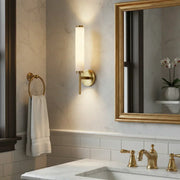 Brindisi Alabaster Candle Style Wall Lamp