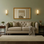Brindisi Alabaster Candle Style Wall Lamp