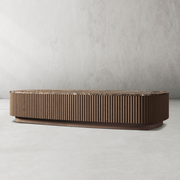 Mullhaven Oak Wood & Stone Coffee Table 48