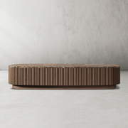 Mullhaven Oak Wood & Stone Coffee Table 48