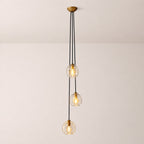 Elowen Organic Clear Bubble Glass Cascade Pendant