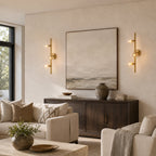 Elowen Organic Clear Bubble Glass Cascade Wall Sconce
