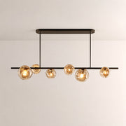 Elowen Organic Clear Bubble Glass Linear Chandelier