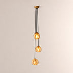 Elowen Organic Smoke Bubble Glass Cascade Pendant