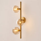 Elowen Organic Smoke Bubble Glass Cascade Wall Sconce