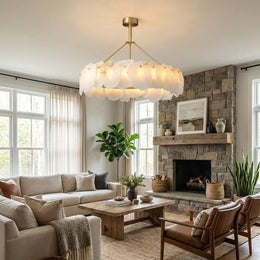 Burton Alabaster Chandelier