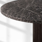 Benton Emperador Round Modern Dining Table 48