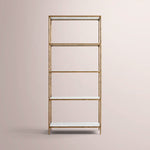 Caloria Marble shelving — CARRARA MARBLE-BRASS / 28