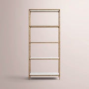 Caloria Marble shelving — CARRARA MARBLE-BRASS / 28