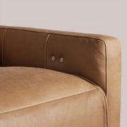 Pevona Leather Motion Recliner — LANIE CAMEL