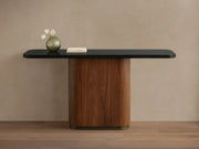 Caden Console Table in Wood and Stone Modern Design  60“W 72”W