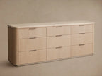 Caden Nine Drawer Dresser with Stone Top 84“W