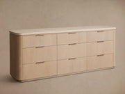 Caden Nine Drawer Dresser with Stone Top 84“W