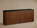 Caden Nine Drawer Dresser with Stone Top 84“W