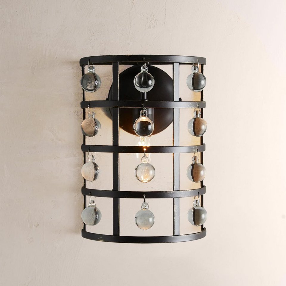 Cagora Crystal Wall Sconce