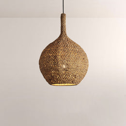 Cairo Crocheted Seagrass Pendant