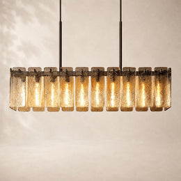 Valette Glass Rectangular Chandelier 60