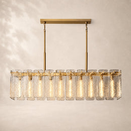 Valette Glass Rectangular Chandelier 60