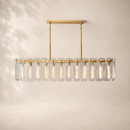 Valette Glass Rectangular Chandelier 72