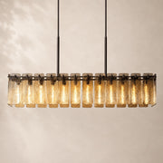 Valette Glass Rectangular Chandelier 72