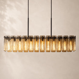Valette Glass Rectangular Chandelier 72