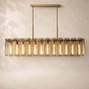 Valette Glass Rectangular Chandelier 72
