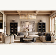 Valette Glass Round Chandelier 48