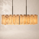 Valette Alabaster Rectangular Chandelier 60