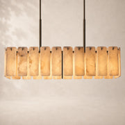 Valette Alabaster Rectangular Chandelier 60